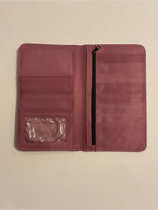 Joy Mangano Handbags - Joy Mangano Portfolio Mauve Pink Travel Wallet Organizer Card & Passport Holder